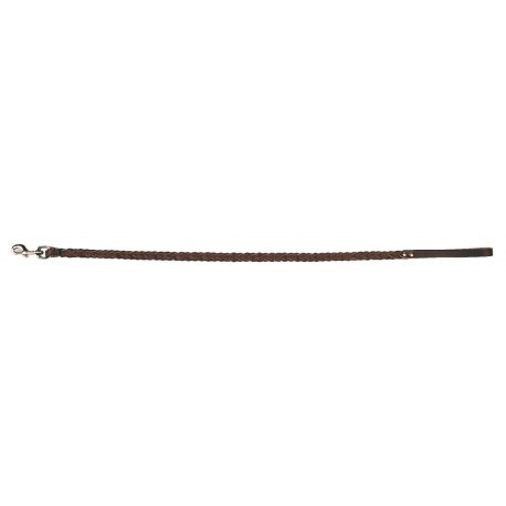 Laisse Cuir gras tressé Somlys / 100 cm