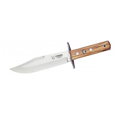 Couteau de chasse manche bois d'olivier Cudeman 20 cm