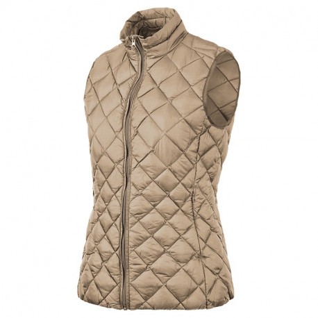 Gilet ouatiné plumes Femme Stagunt Jensen Sable