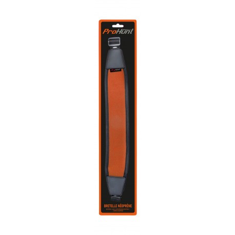 HARNAIS DE TRANSPORT DORSAL CARABINE/FUSIL ORANGE FLUO - Bretelles