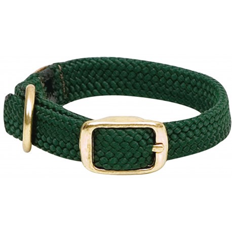 Collier double tresse grand chien / 40-50 cm