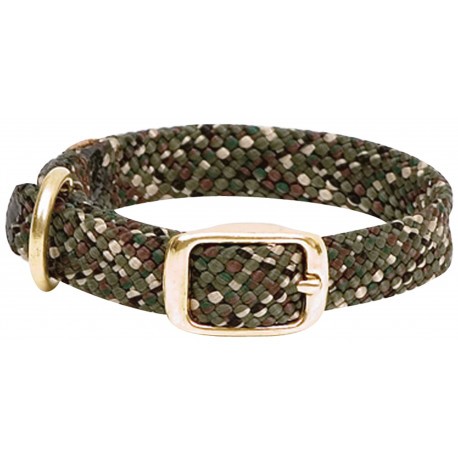 Collier double tresse grand chien / 56-66 cm
