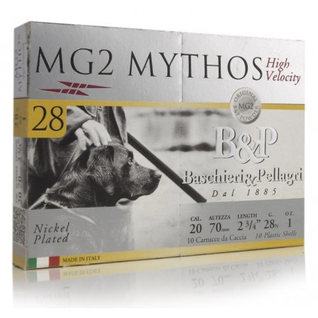 Cartouche B & P MG2 Mythos HV / Cal. 20 - 28 g