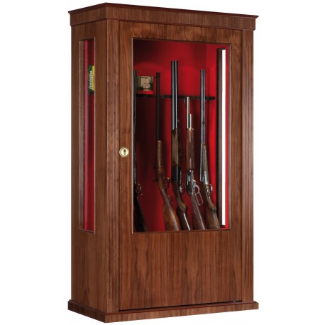 Armoire Infac Wood Cover Safe Vitrine MV90 Noyer / 14 armes