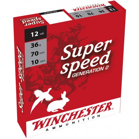 Cartouche Winchester Super Speed G2 / Cal. 12 - 36 g 
