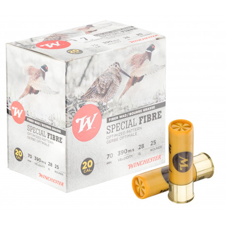 Cartouche Winchester Spéciale Fibre - Cal.20/70