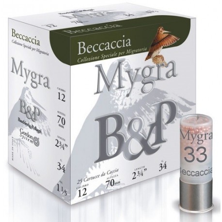 Cartouche B & P Mygra Beccaccia / Cal. 20 - 28 g