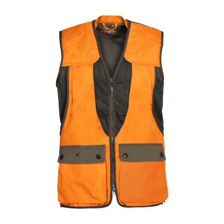 Gilet de chasse ProHunt Grouse Kaki - Orange