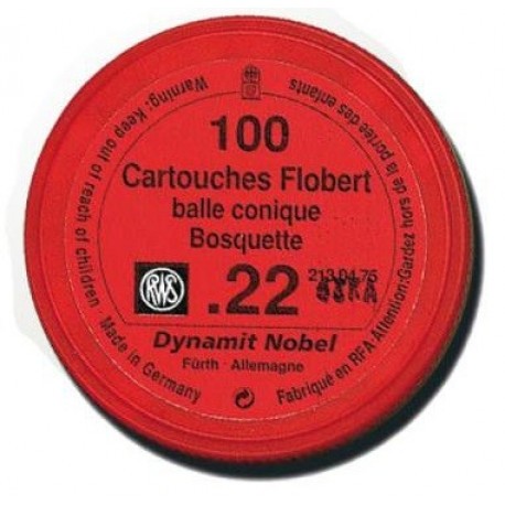 Cartouches 22 LR RWS Bosquette