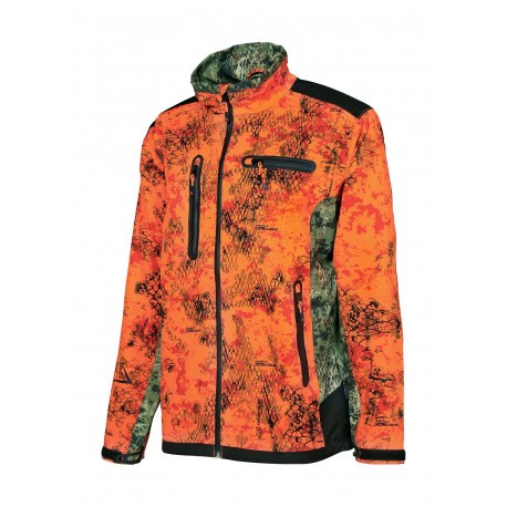 Blouson ProHunt Softshell Snake - Ghost Camo Snake blaze