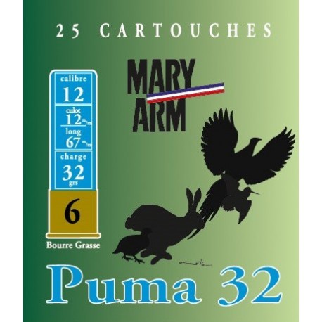 Cartouche Mary Arm Puma 32 / Cal. 12 - 32 g