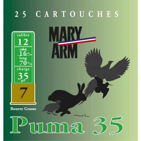 Cartouche Mary Arm Puma 35 / Cal. 12 - 35 g