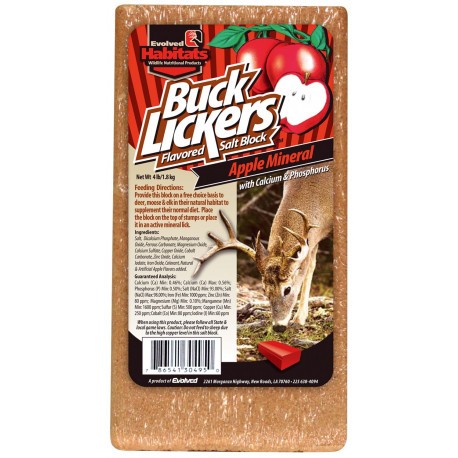 Bloc minéral Buck Lickers saveur Pomme