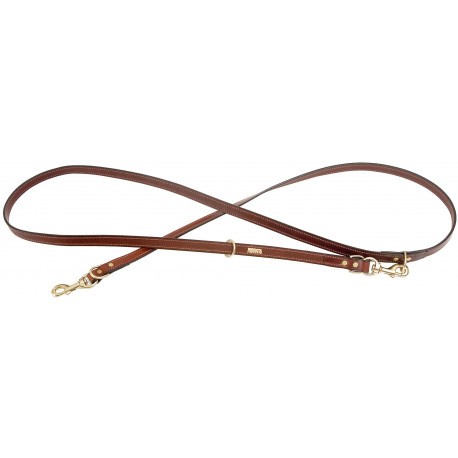 Laisse baudrier en cuir