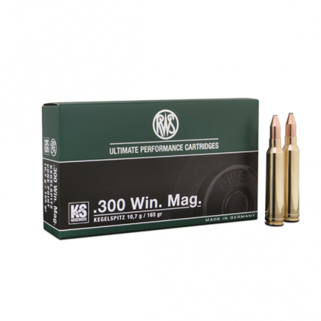 Cartouche RWS / cal. 300 Win. Mag. - KS 10,7 g