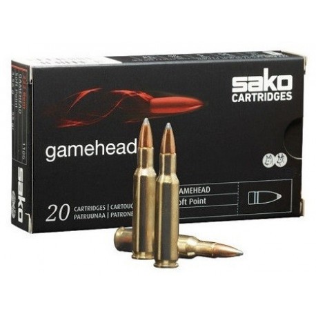 Cartouche Sako / cal. 243 Win. - Gamehead SP 6,5 g / 100 gr