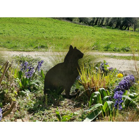 Silhouettes Chats - déco de jardin en métal - lot de 2, vente au meilleur  prix