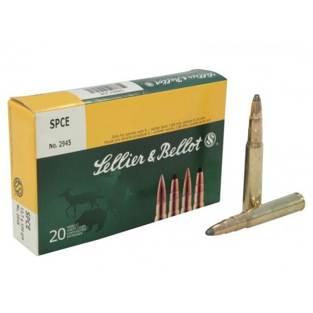 Cartouche Sellier & Bellot / cal. 9,3x62 - Soft Point 18,5 g