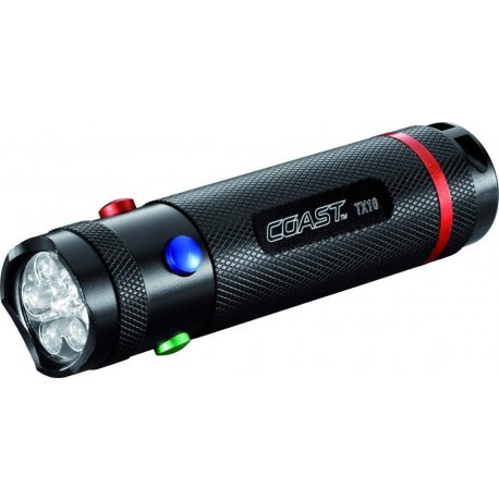 Lampe Coast Led Flashlight 4 couleurs TX10