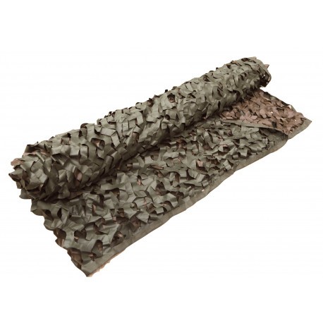 Rouleau filet de camouflage Stepland réversible Kaki / Marron - 1,50 x 50 m