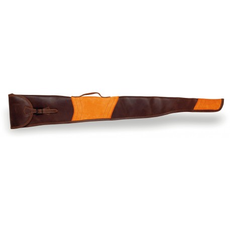 Etui à fusil Stepland luxe Brun / Orange