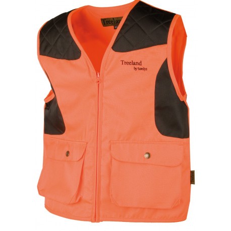 Gilet de chasse enfant anti ronce Treeland T250K