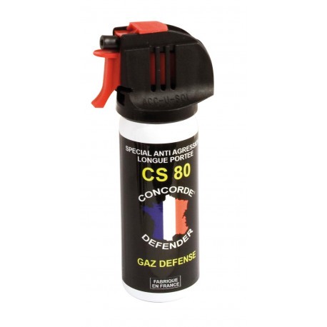  Bombe lacrymogène au gaz CS 50 ml