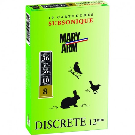 Cartouche Mary Arm 12 mm subsonique / Cal. 12 mm - 10 g