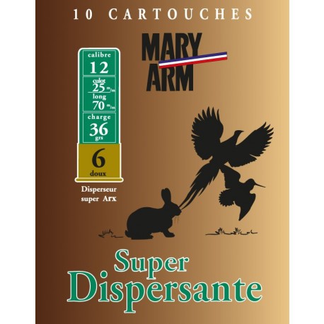 Cartouche Mary Arm ARX super-dispersante / Cal. 12 - 36 g