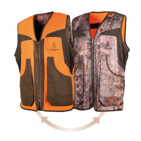 Gilet de chasse enfant r versible Treeland T610K Gilets de