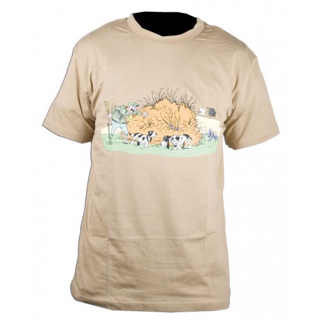 Tee-shirt sable humoristique Somlys 051S