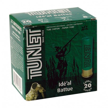 Pack 250 cart. Tunet Idéal Battue 20 / Cal. 20 - 26 g
