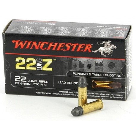 Cartouches 22 LR Winchester Long Z