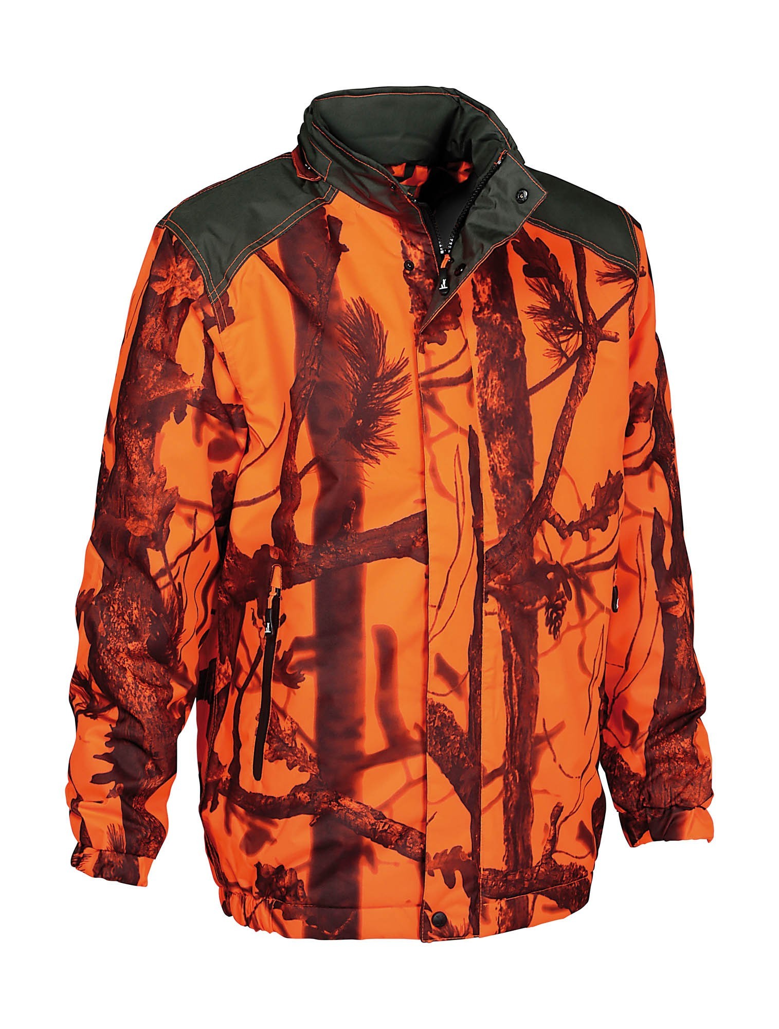 Gilet ouatiné Percussion réversible Noir / GhostCamo B&B - Gilets
