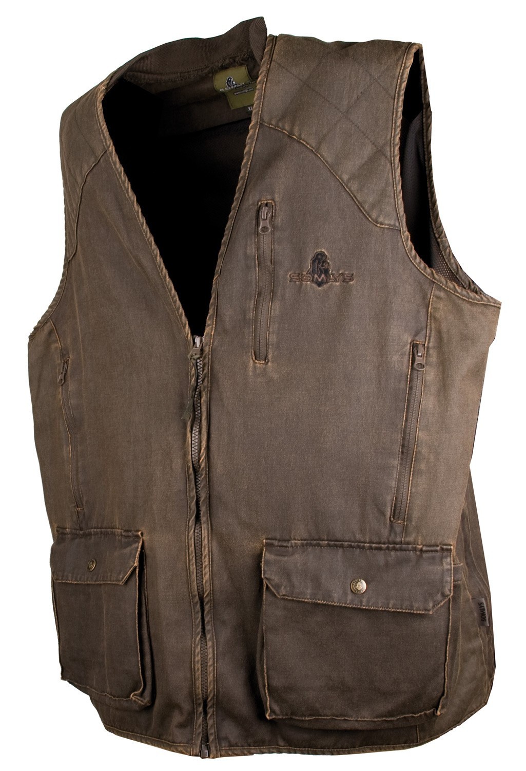 Gilet de chasse façon cuir Somlys Sologne 244 - Vêtements ...