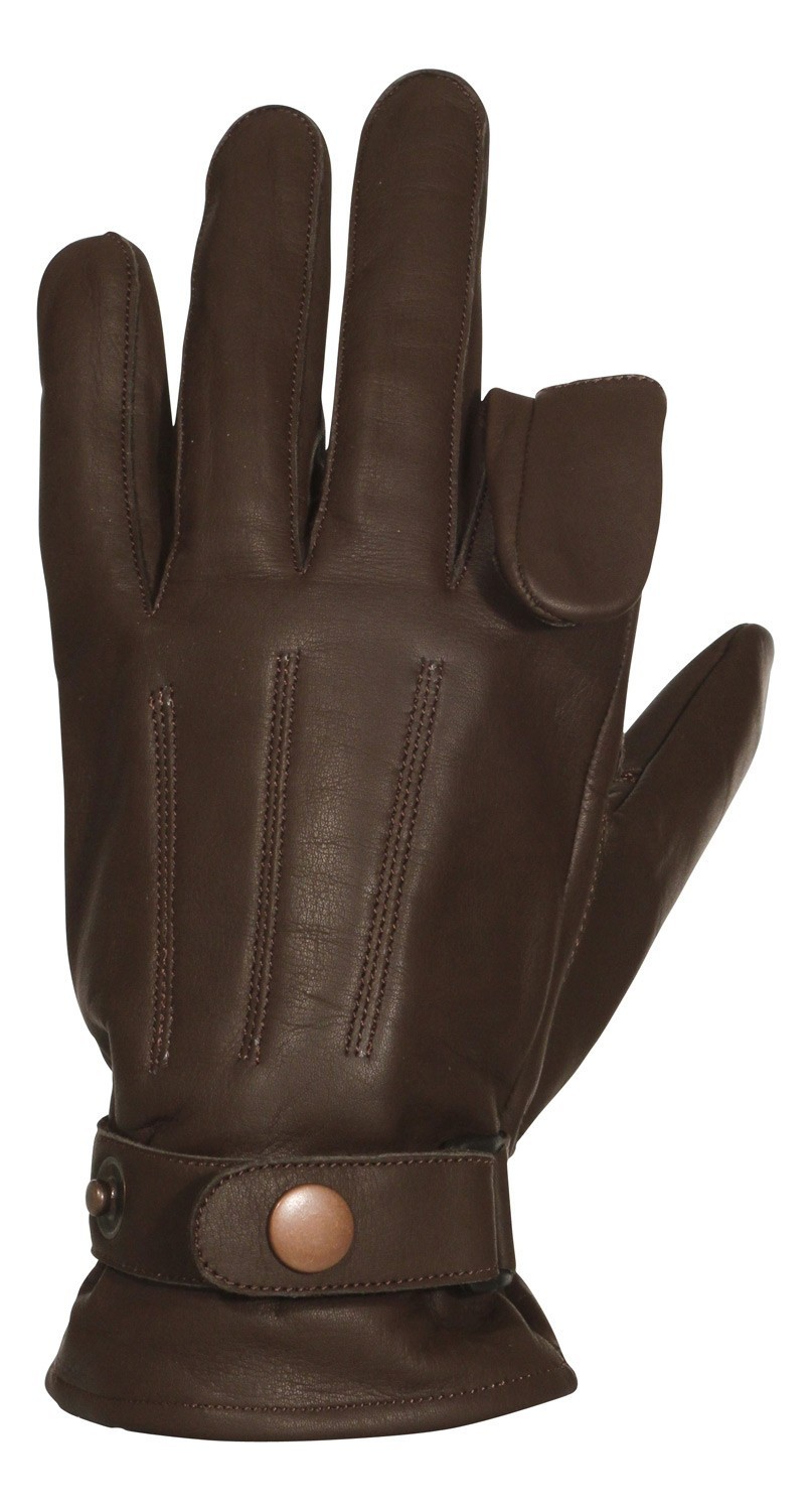 Gants de chasse cuir Percussion - Accessoires vêtement ...