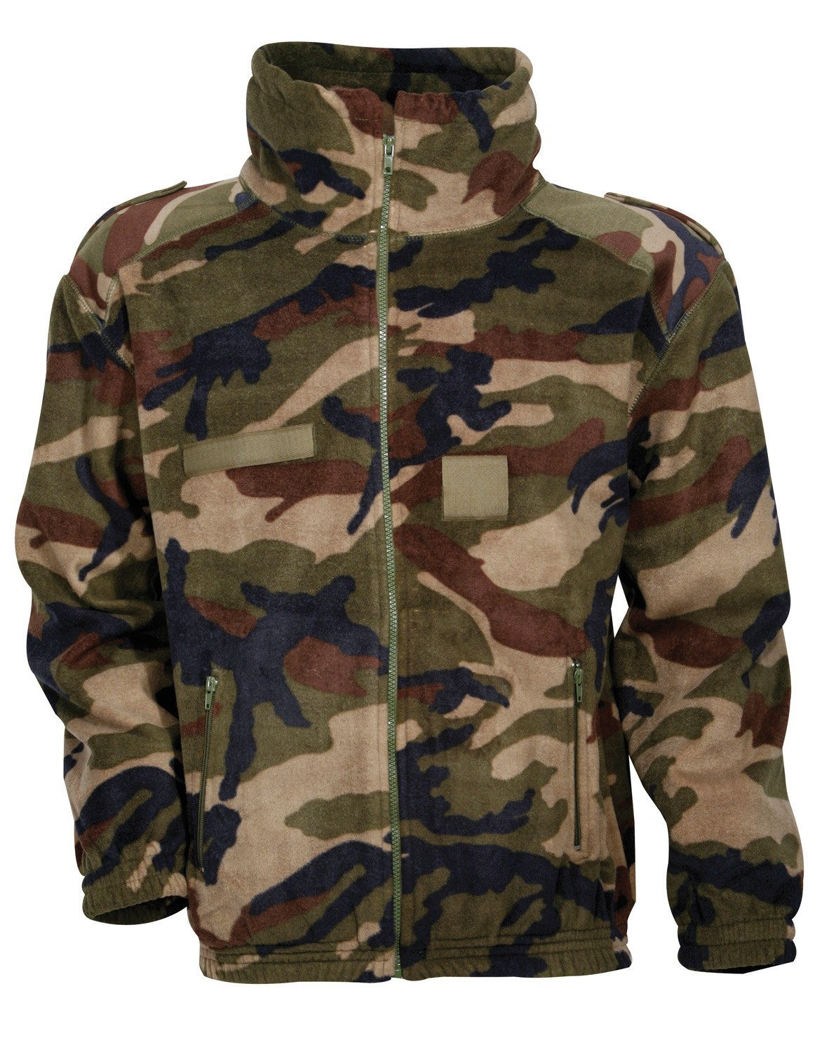 Blouson De Chasse Polaire Enfant Percussion - Taille 6-16 Ans - 3 Poches Zippées - Renfort Coudes