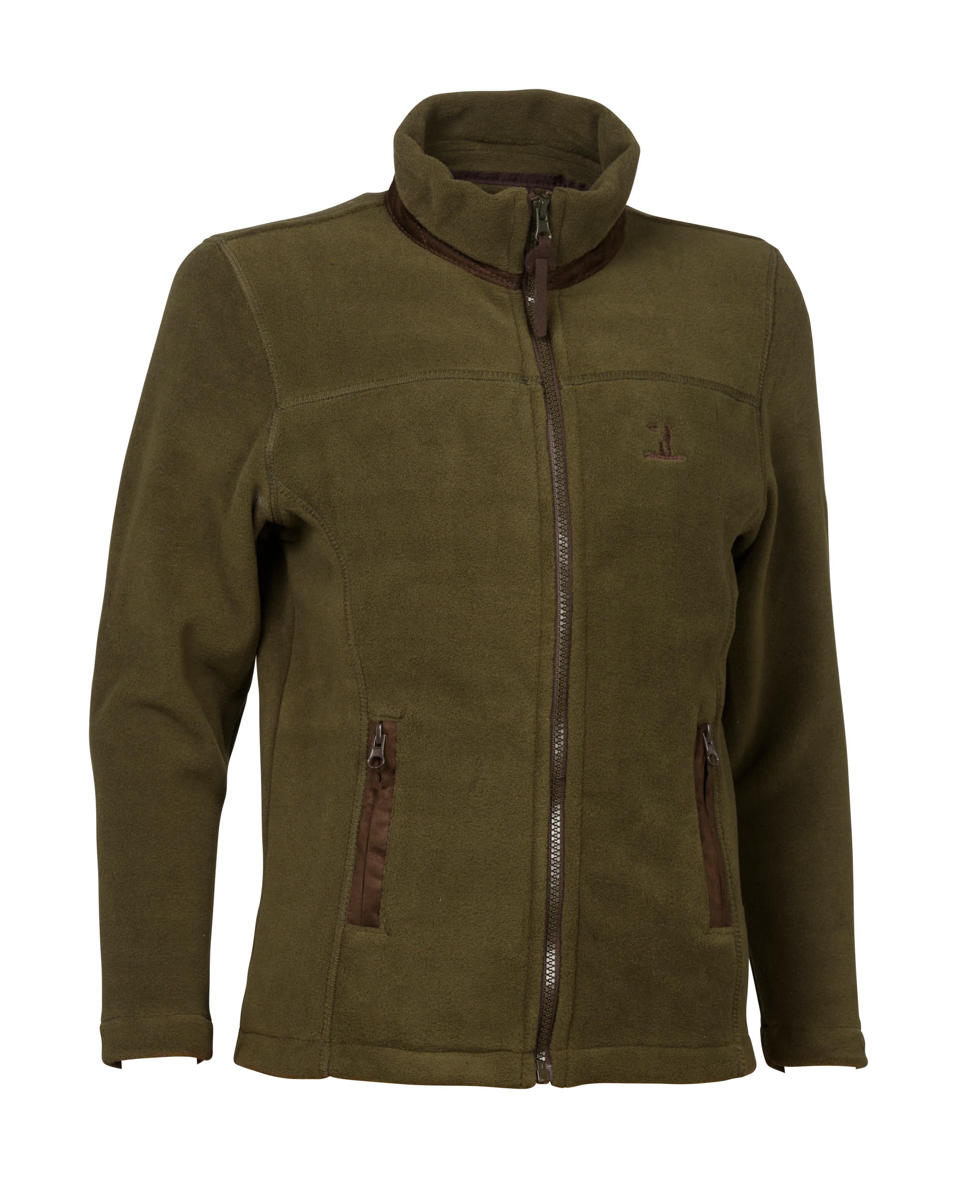 Sweat à Capuche De Chasse Percussion® – Polaire Kaki/vert Olive, Neuf, Pull Chaud