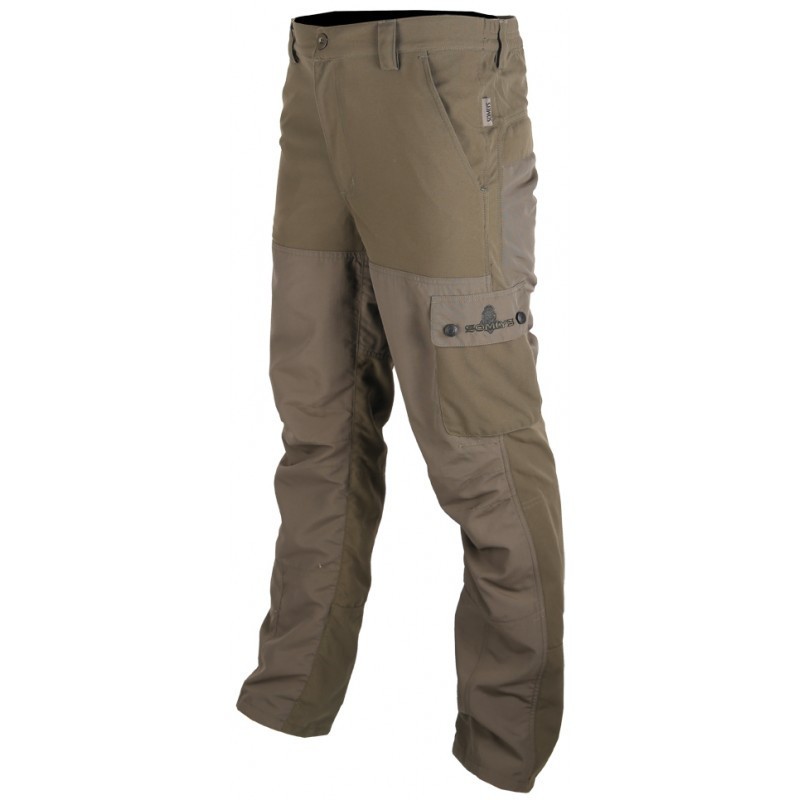Pantalon De Chasse La Chasse - Léger, Extensible Et Imperméable, Taille élastique (marron/noir)