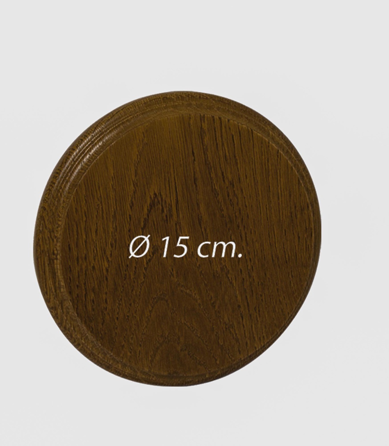 Hi Life Bouclier En Bois De Frêne Pour Trophée De Sanglier – 20x19 Cm, Finition Naturelle