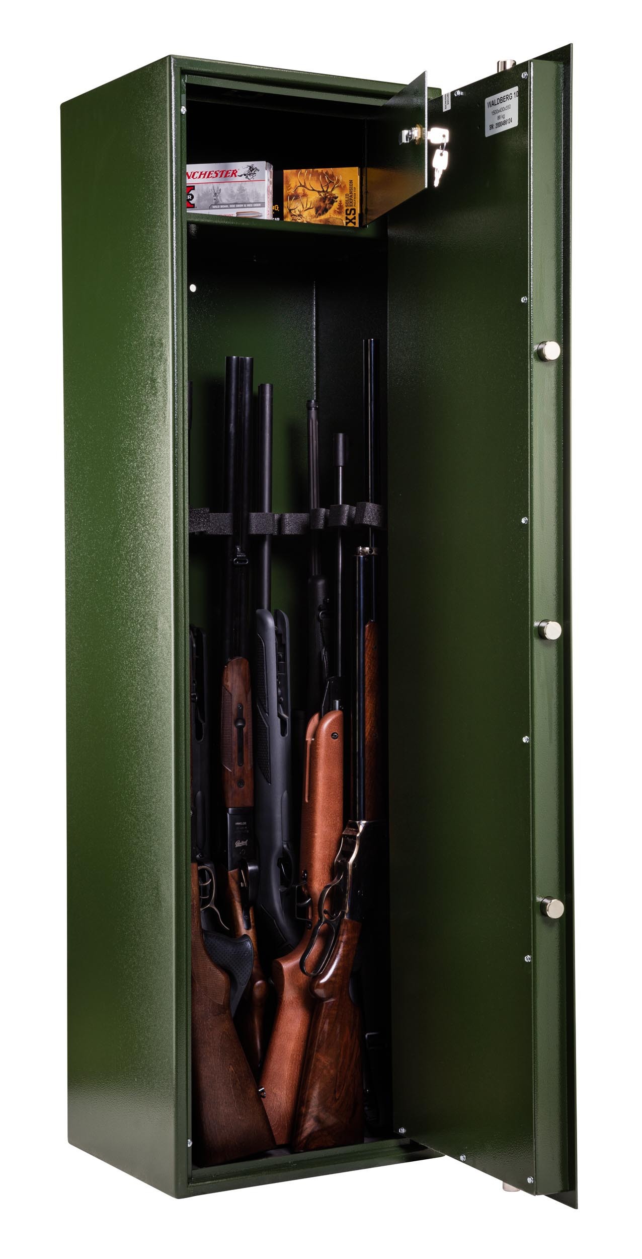 Armoire forte Waldberg 10 armes Coffres forts pour armes longues Made in Chasse