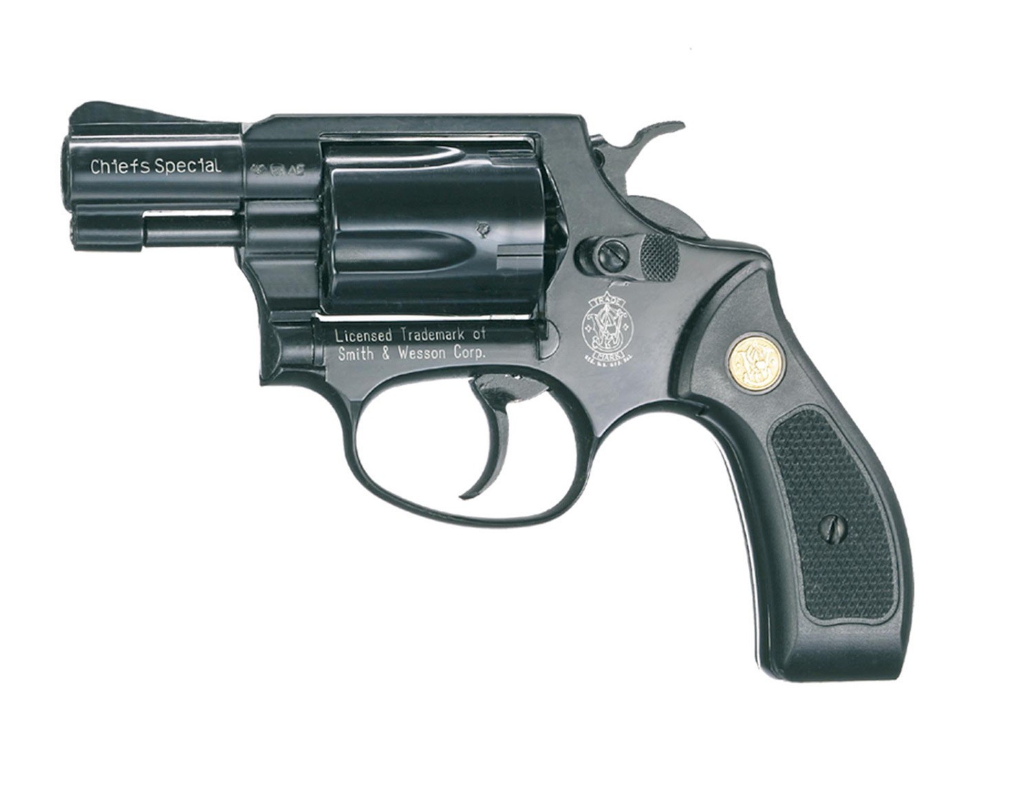 Revolver d'alarme Smith & Wesson Chief Spécial bronzé - Armes à blanc ...