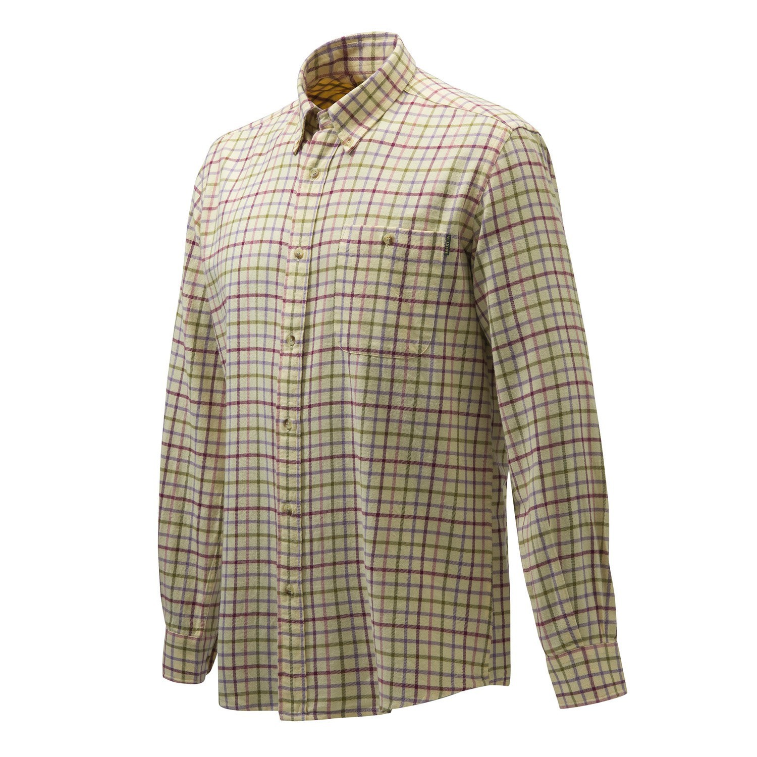 Chemise de chasse Härkila Eide Beige check - Chemises - Polos Outdoor