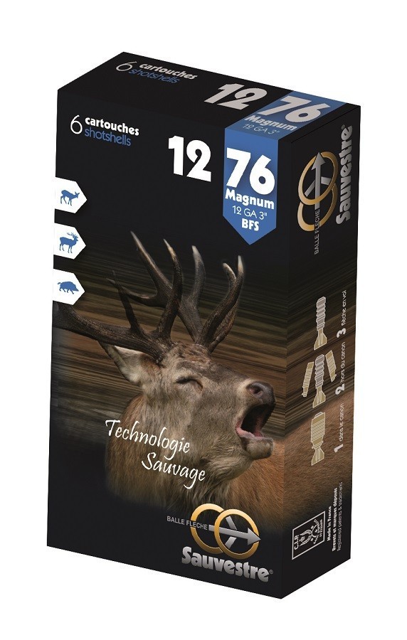 Cartouche Sauvestre Magnum / cal. 12/76 - BFS 26 g ...