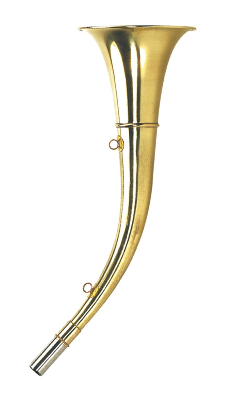 Corne de chasse 40 cm ronde cintrée à pavillon Elless - Cornes de