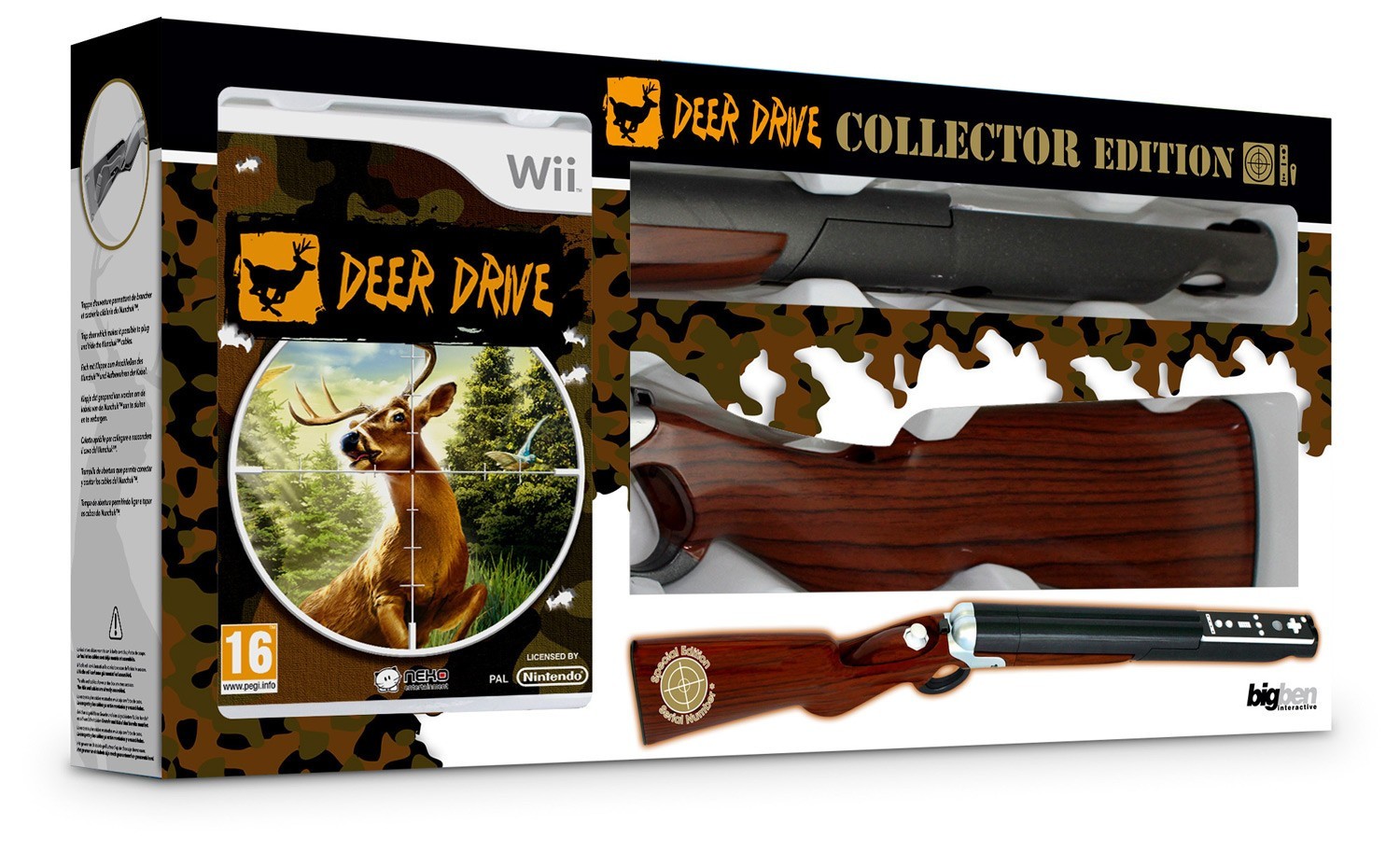 Deer Drive + Fusil Collector / Wii Made in Chasse