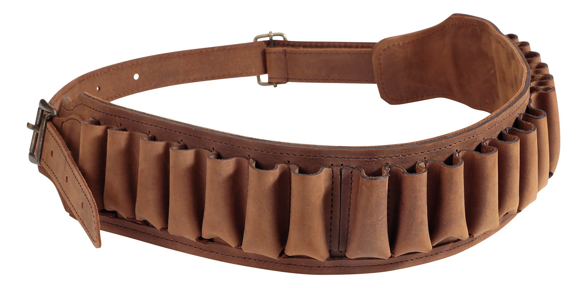 Cartouchière 20 tubes toile et cuir Colombi - Cartouchières ceinture de