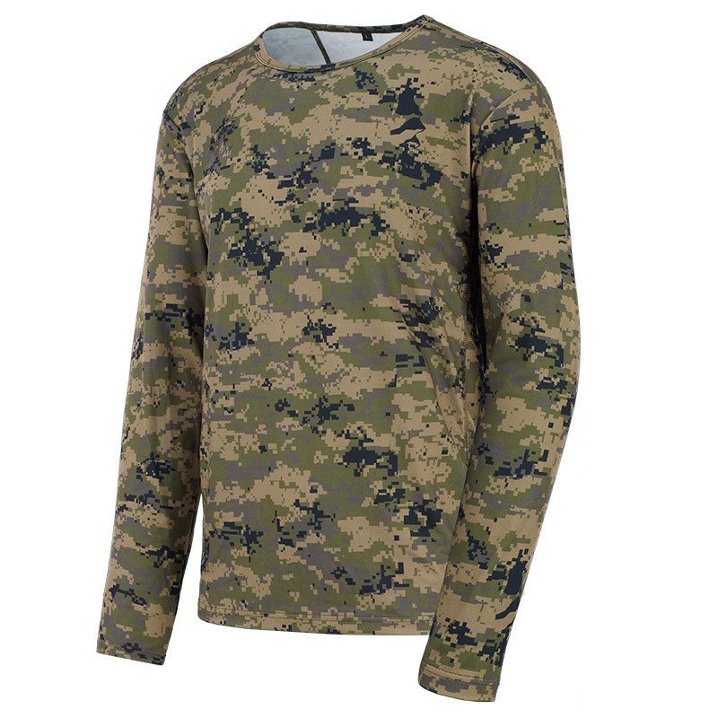 Tee-shirt de chasse Stagunt Orset LS Green Pixel - Polo de ...