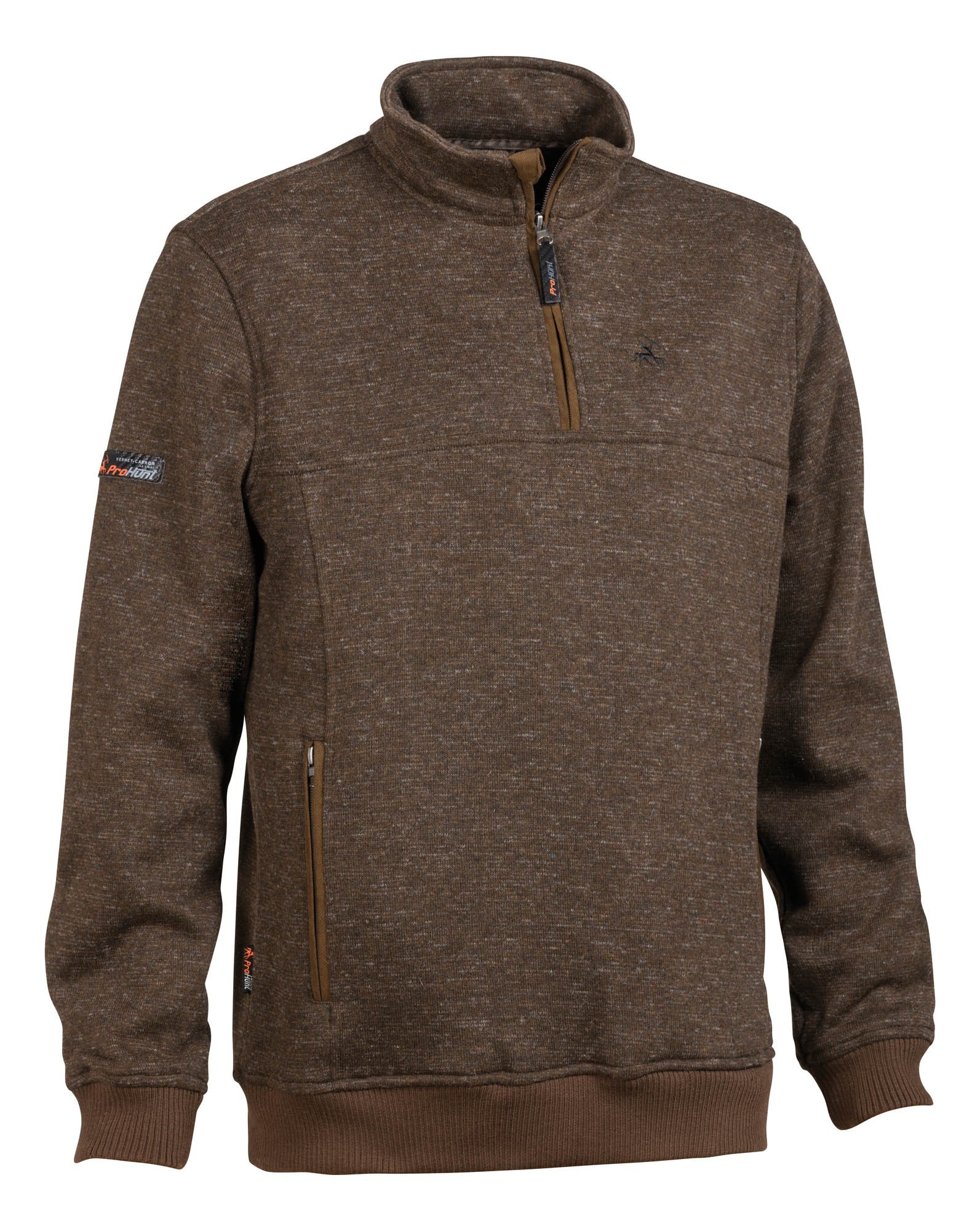 Pull de chasse Somlys Kaki 132 - Pulls de chasse - Sweat-shirts | Made