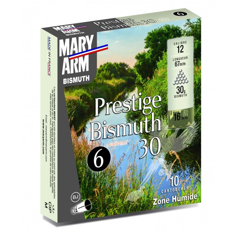Cartouche Mary Arm Prestige Bismuth Cal 12 30 G Acier Et cartouche-mary-arm-prestige-bismuth-cal-12-30-g-acier-et